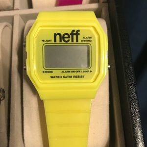 Neff Watch lime yellow